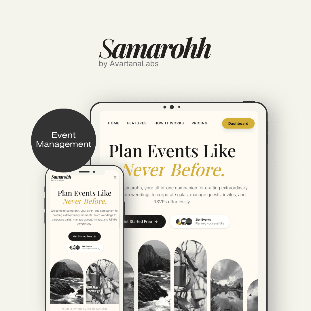 Samarohh dashboard