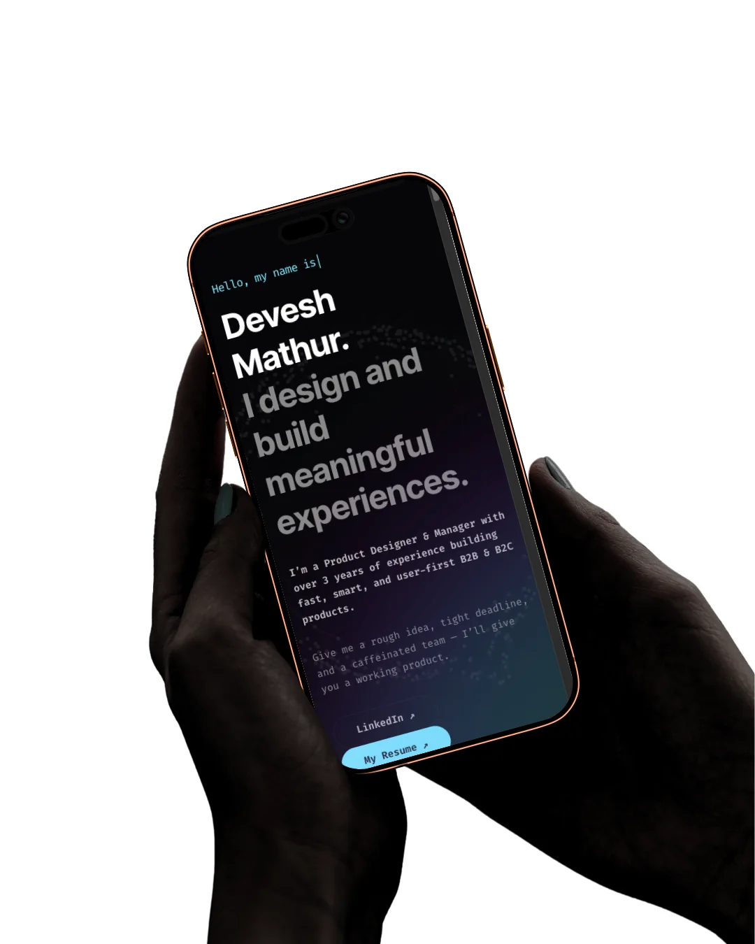 Devesh Mathur developer portfolio