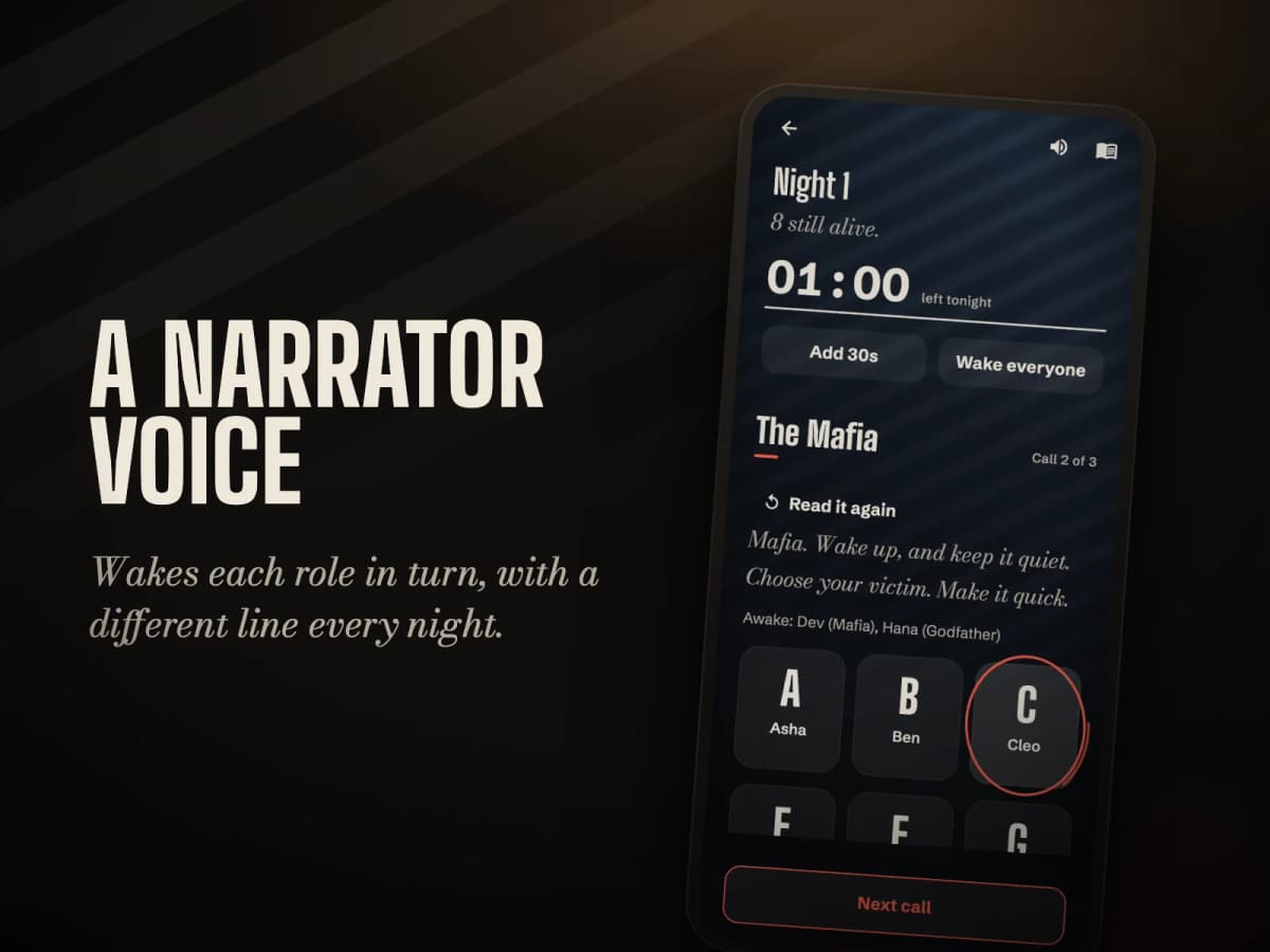 Narrator voice night phase