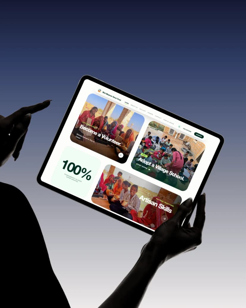 Shri Maanav Seva Trust non-profit platform